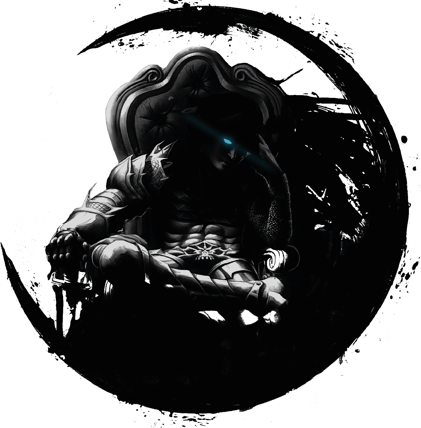 Homme en Noir - miroir